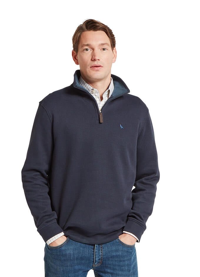 Kingsand 1/4 Zip Jumper | True Navy