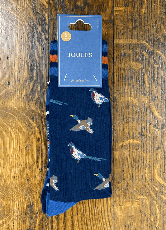 Kingsbury 2 Pack Socks | Navy Birds