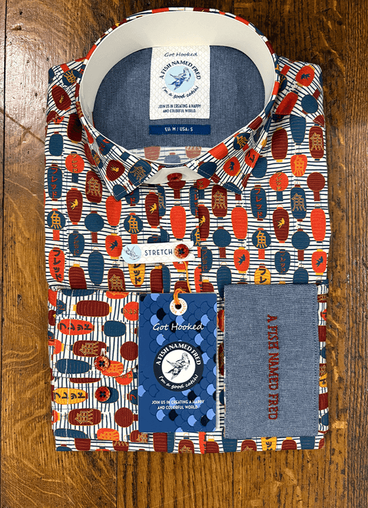 Lanterns Shirt LS | Multicolour Red