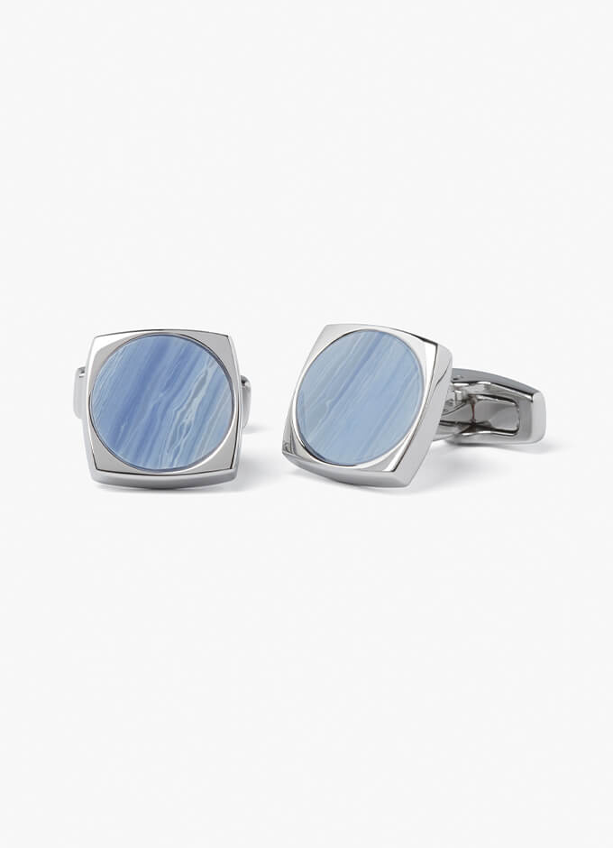 Cufflinks | Largo Blue Agate