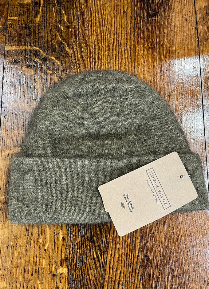 Possum Wool Beanie | Latte