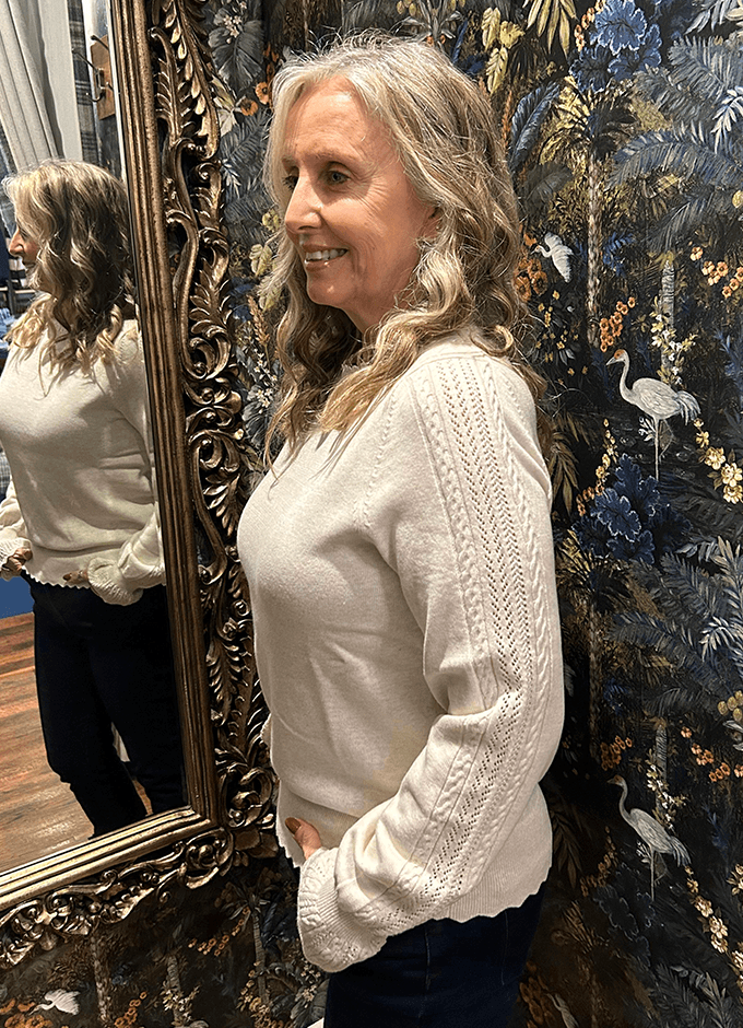 Leyburn Jumper | Dove