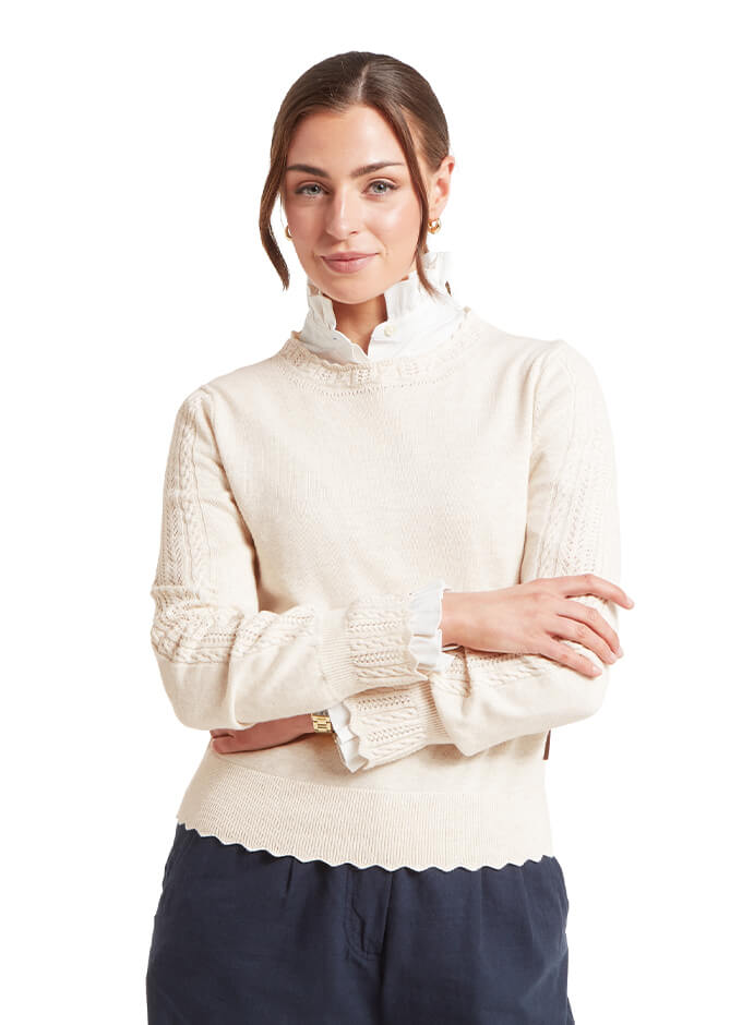 Leyburn Jumper | Dove