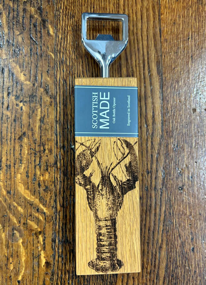 Selbrae | Oak Bottle Opener | Lobster