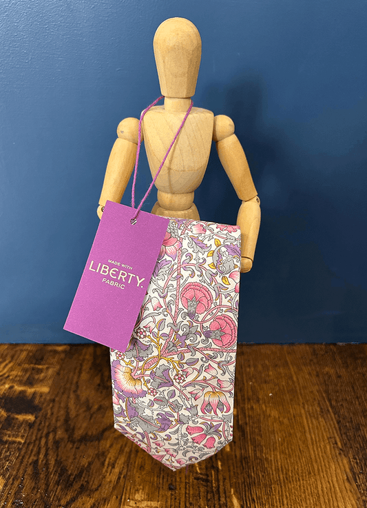 Tie | Lodden Pink | Made with Liberty Fabric