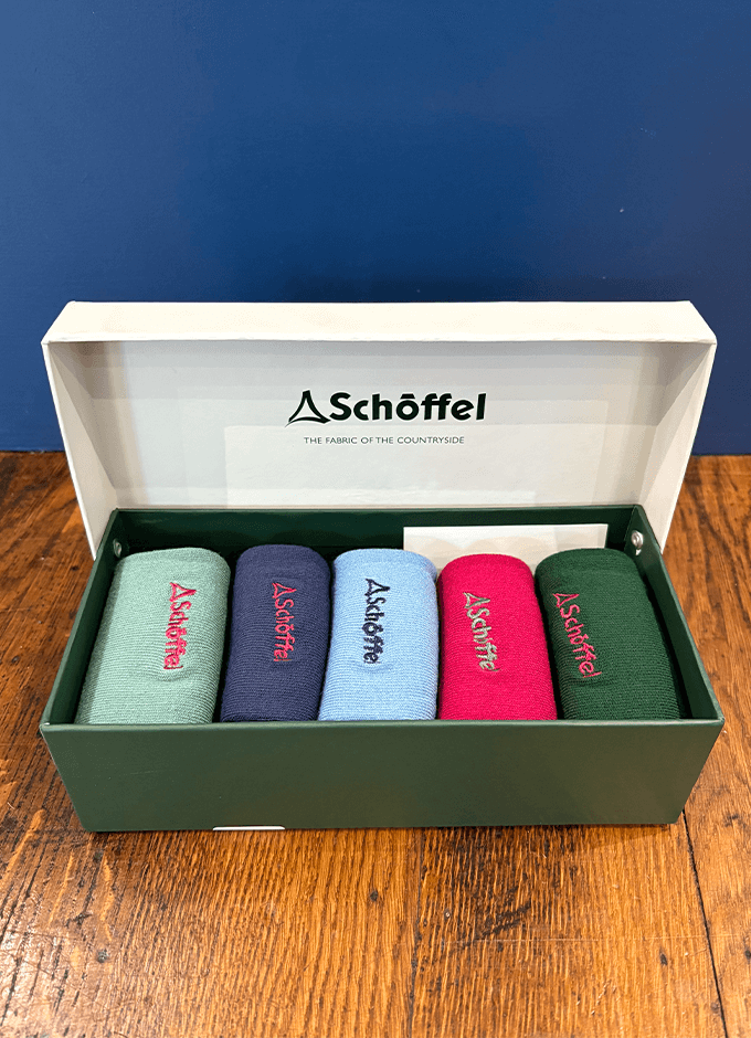 Ladies Bamboo Socks (Box of 5) | Logo Pink Mix 4-7