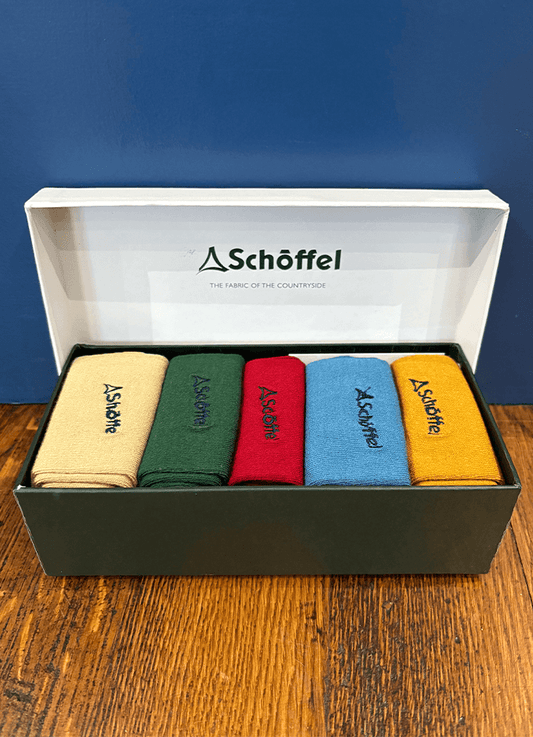 Men's Bamboo Socks (Box of 5) Logo Oat Mix 7-11