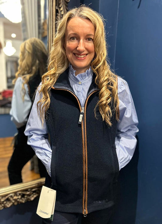 Schoffel | Lyndon Fleece Gilet | Navy