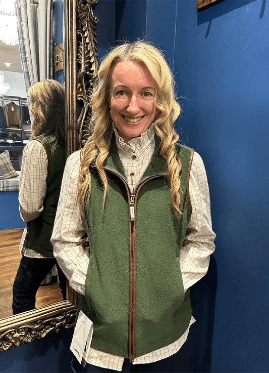 Lyndon Fleece Gilet | Dark Olive