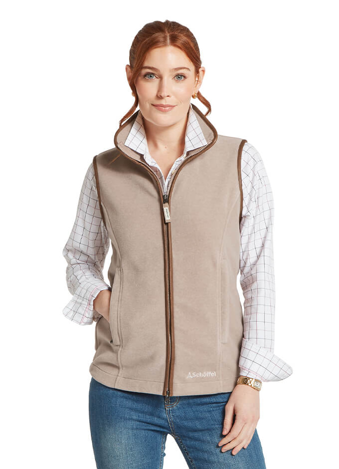 Lyndon Fleece Gilet | Mushroom