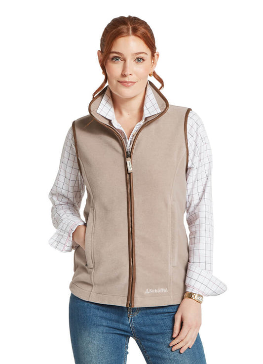 Lyndon Fleece Gilet | Mushroom