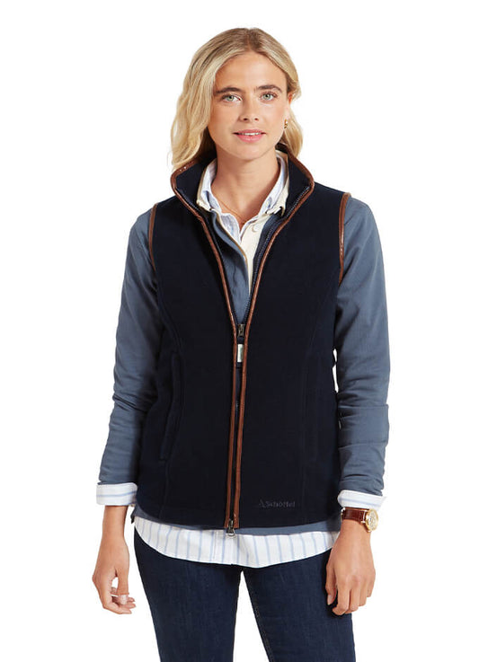 Lyndon Fleece Gilet | Navy