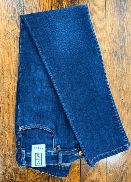 M5 | Five Hand Finished  Denim Jean | Blue Stone