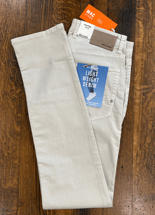 Arne Pipe Denim Jean | Cream