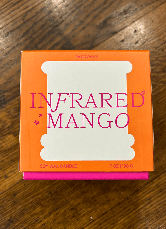 Infrared Mango| Glass Candle | Mango