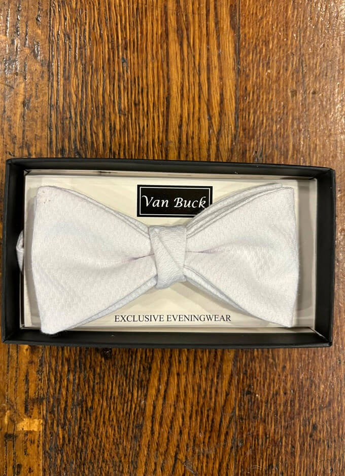 Pre Tied White Marcella Bow Tie