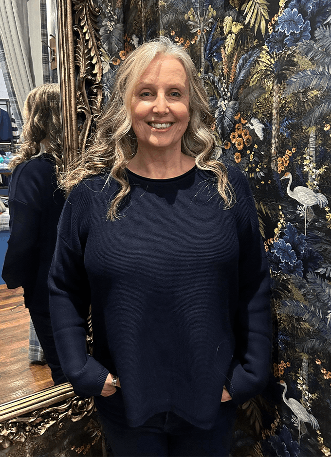 Marine Knitted Sweater | Navy