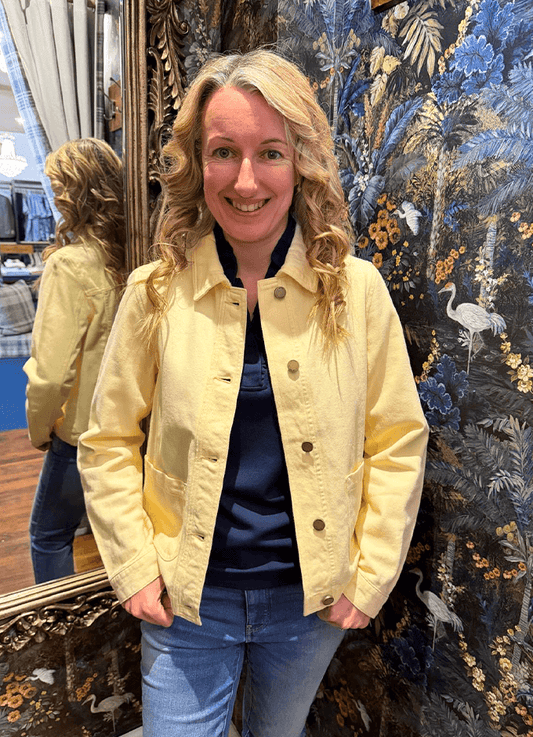 Marlow Light Yellow Denim Jacket