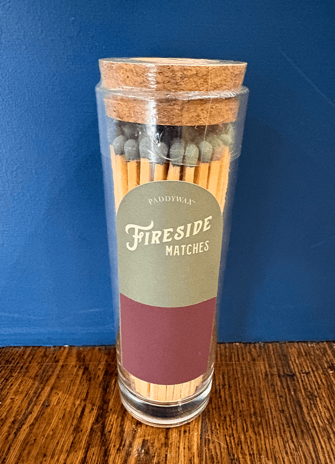 Fireside Safety Matches | Olive Green Tip