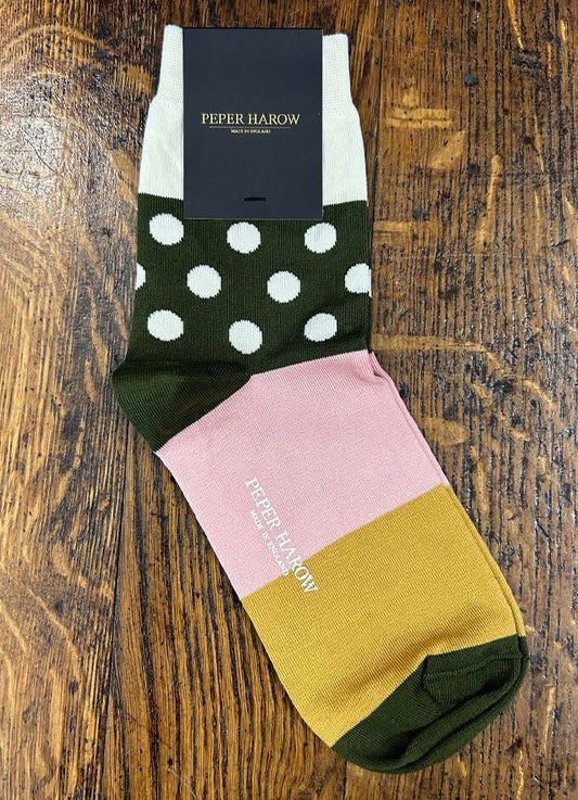 Peper Harow | Mayfair Women's Luxury Socks | Cream