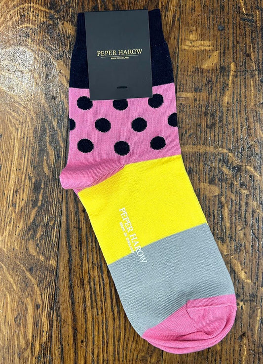 Peper Harow | Mayfair Women's Luxury Socks | Navy