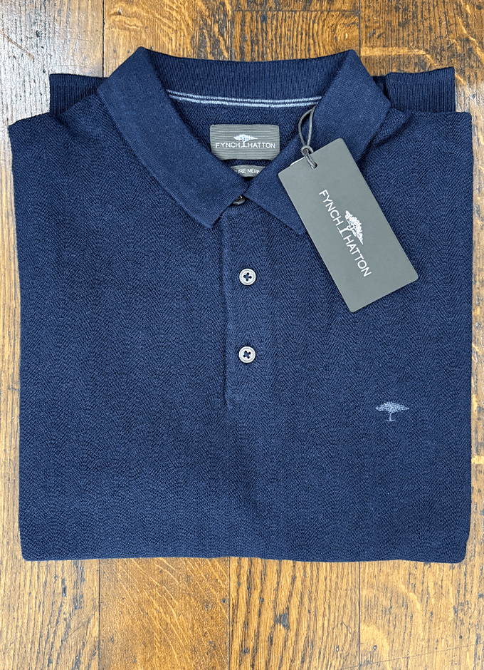 Merino Polo | Navy