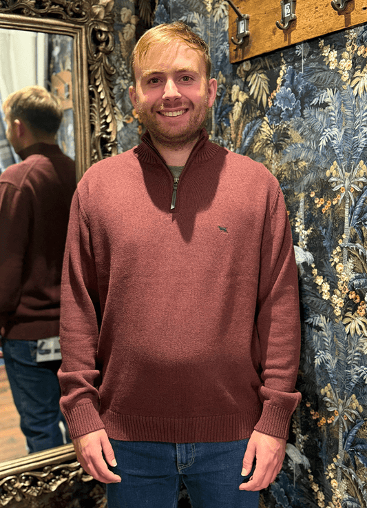 Merrick Bay 1/4 zip | Flame