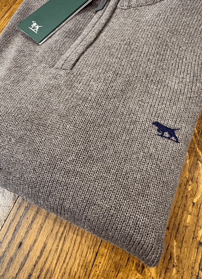 Merrick Bay 1/4 zip | Nutmeg