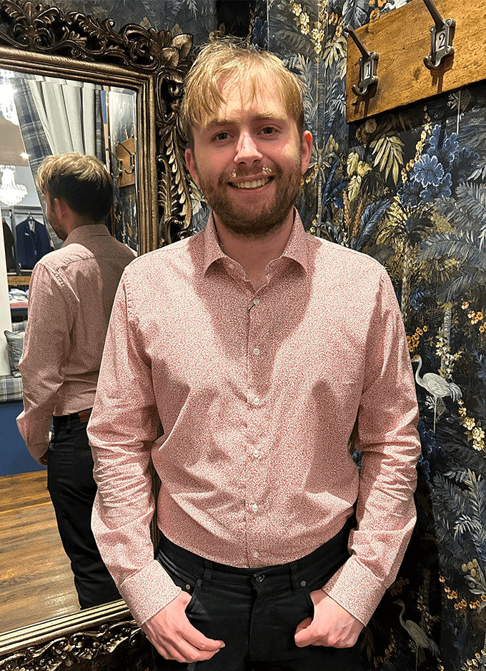 Maggiore Long Sleeve Shirt | Fuchsia