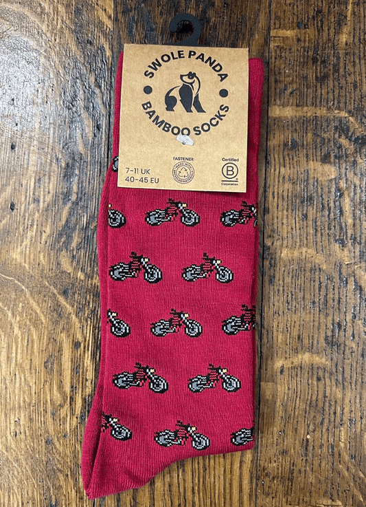 Swole Panda | Motorbike Bamboo Socks