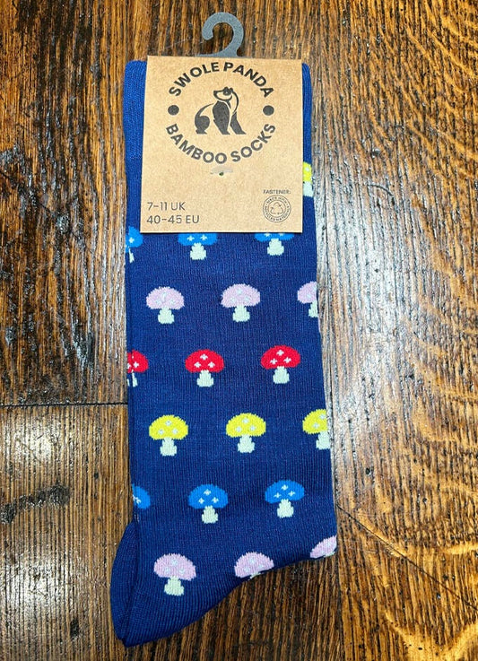 Swole Panda | Mushroom Socks