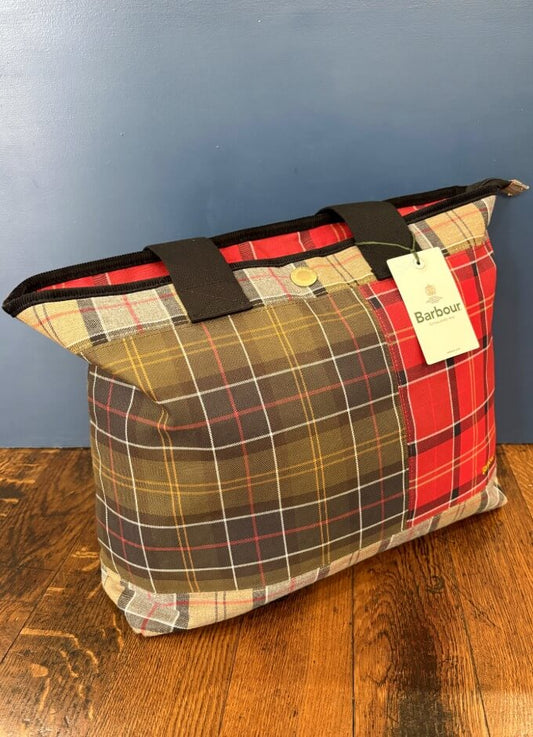 Mya Patchwork Tote Bag | Classic Cardinal