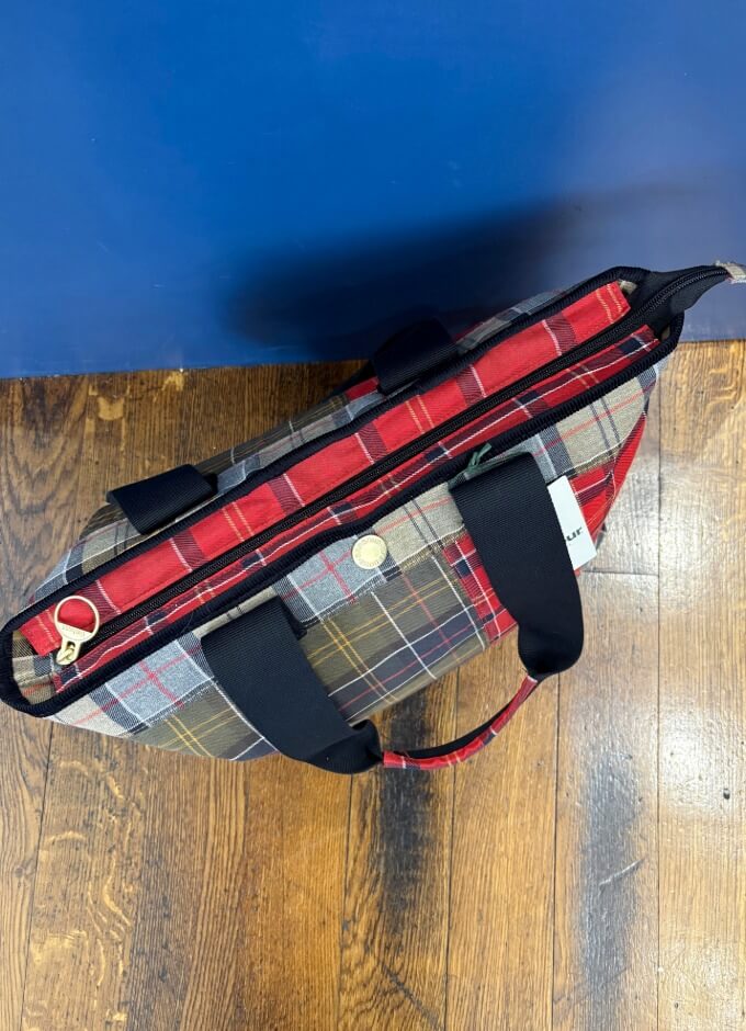 Mya Patchwork Tote Bag | Classic Cardinal