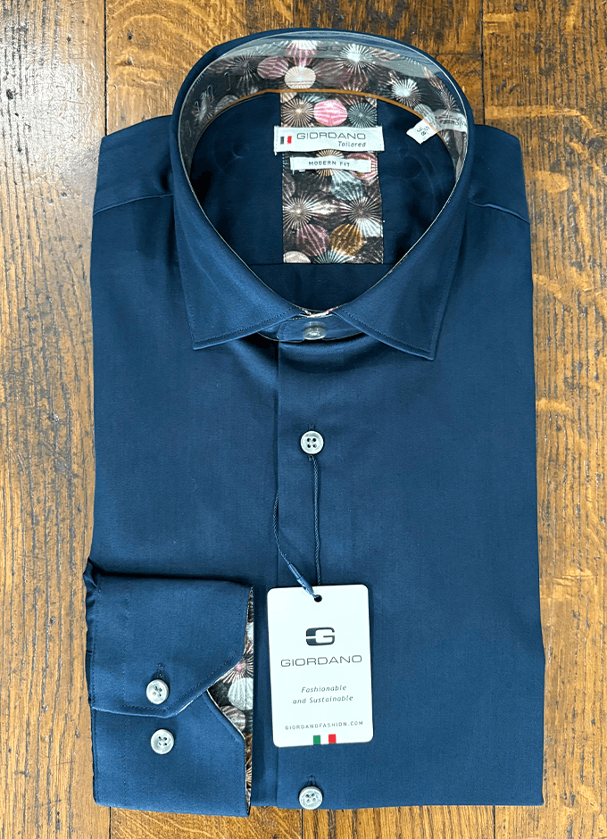 Maggiore Navy Shirt | Trim