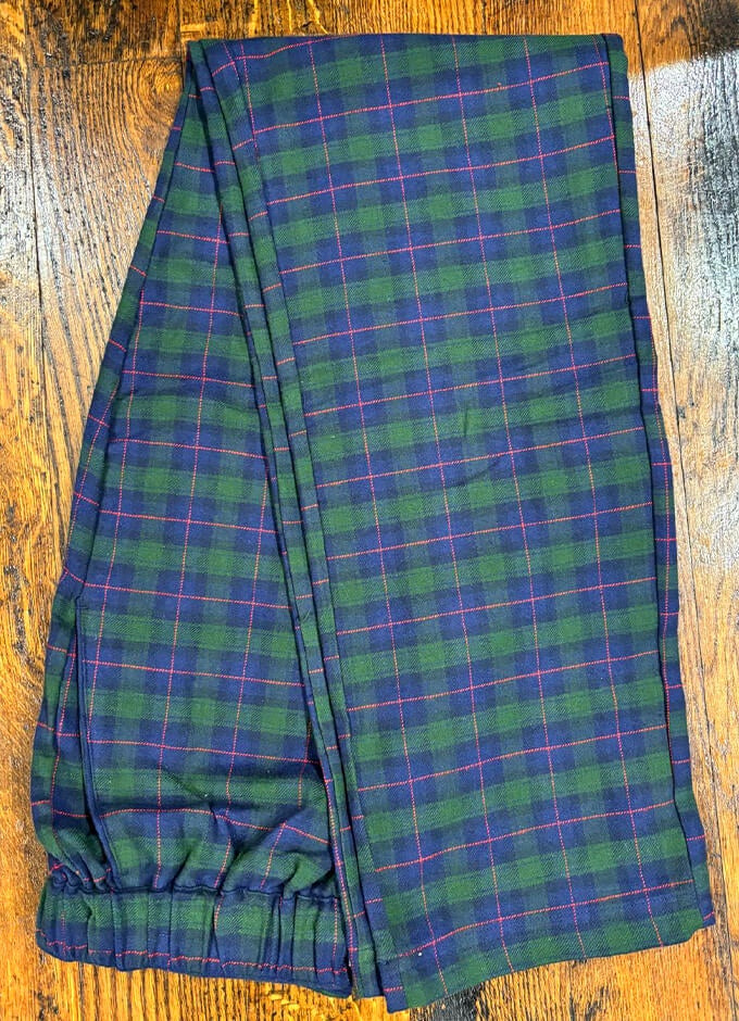 Sleeper Pyjama Bottoms | Navy Green Check