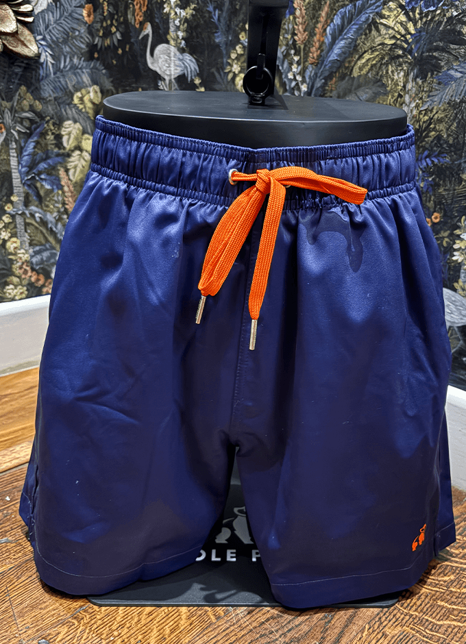 Swole Panda | HydroMotion Swim Shorts | Navy