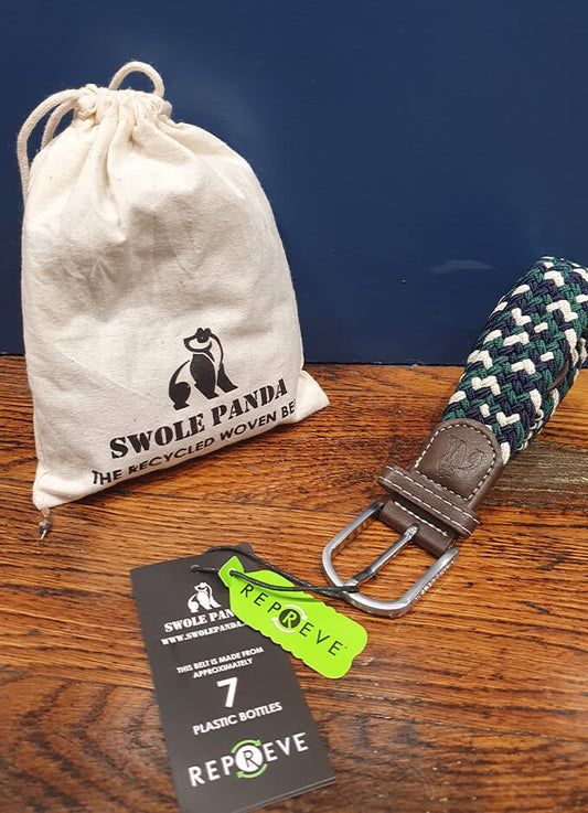 Swole Panda | Navy/Green/White Belt