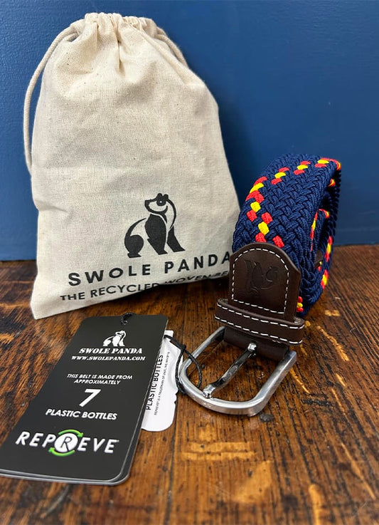 Swole Panda | Navy with Red/Yellow Belt