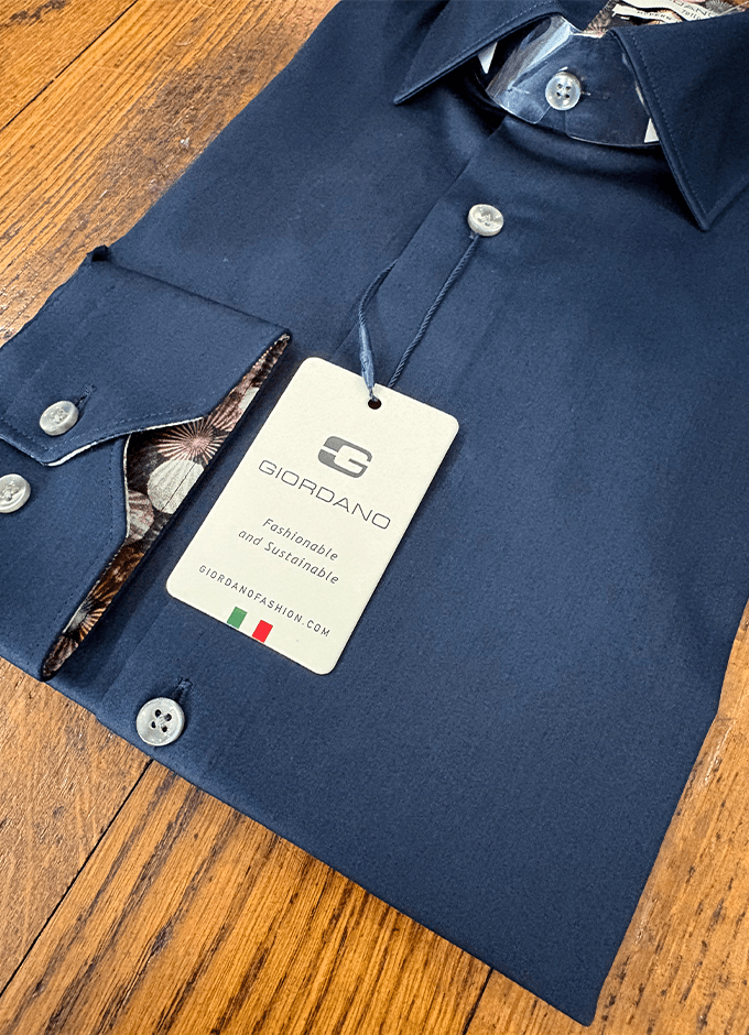 Maggiore Navy Shirt | Trim
