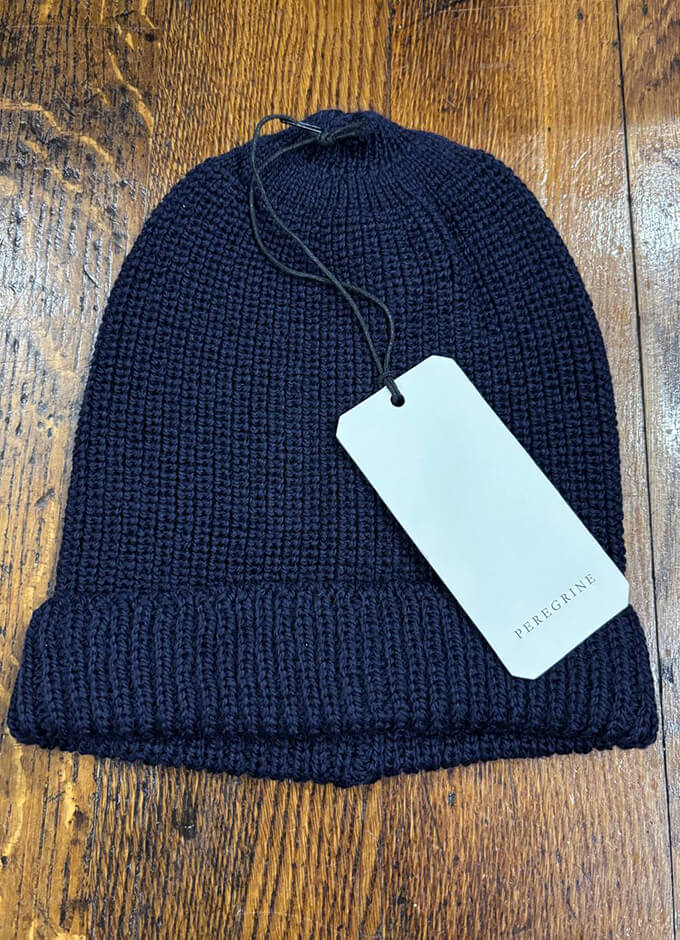 Porter Ribbed Beanie | Navy