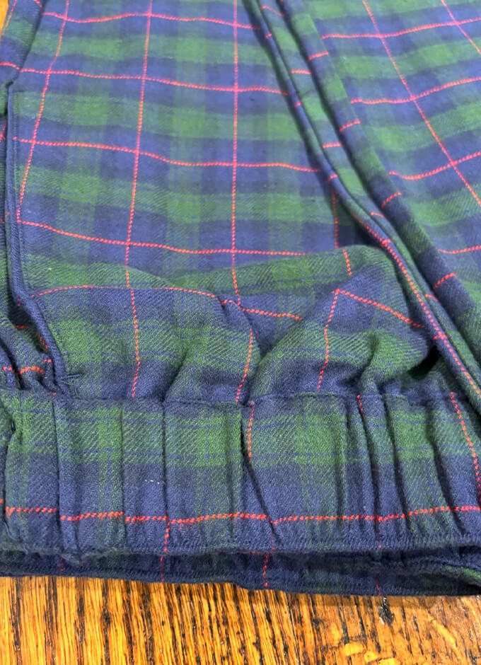 Sleeper Pyjama Bottoms | Navy Green Check