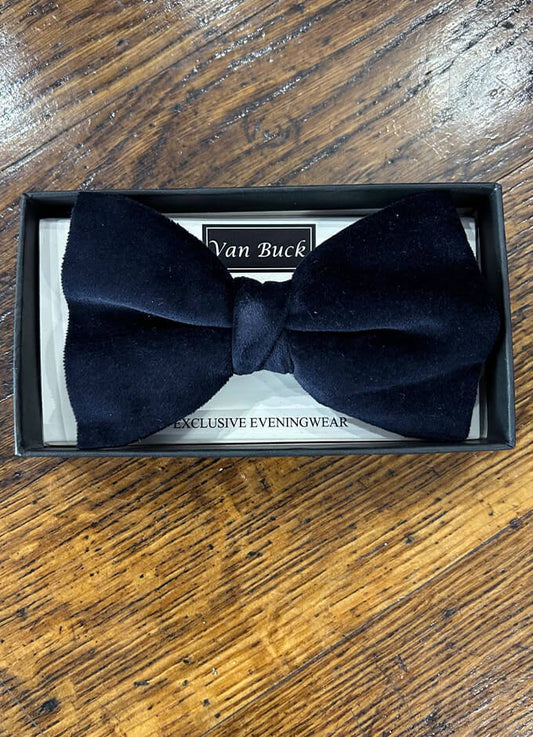 Bow Tie | Navy Velvet