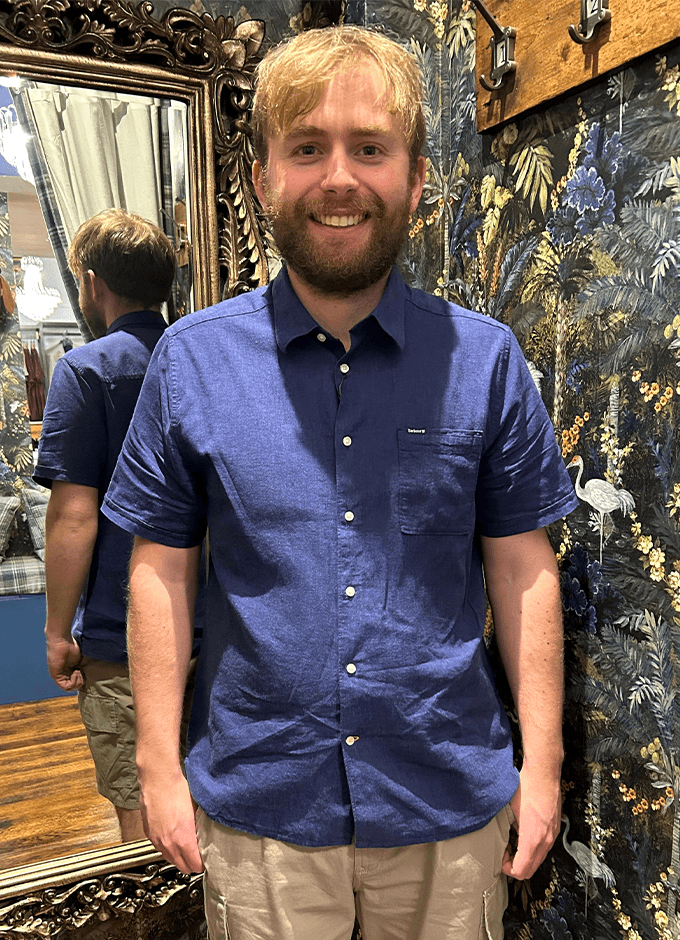 Nelson Regular Short-Sleeved Shirt | Indigo