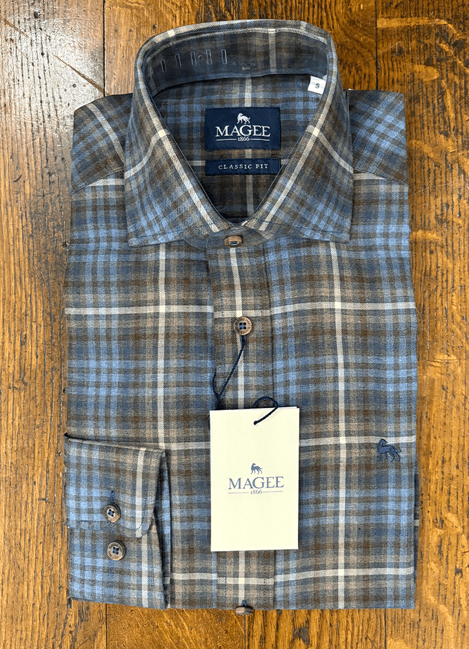 Nephin Shirt | Brown Check