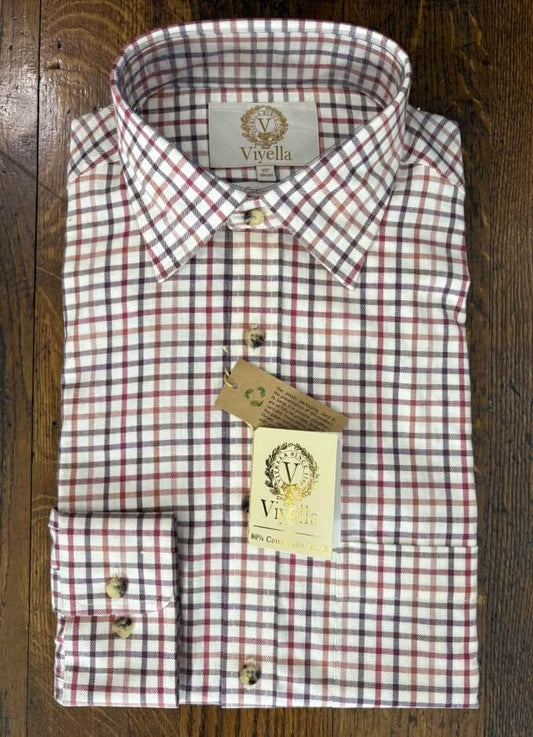 Nephin Shirt | Brown/Burgundy Check