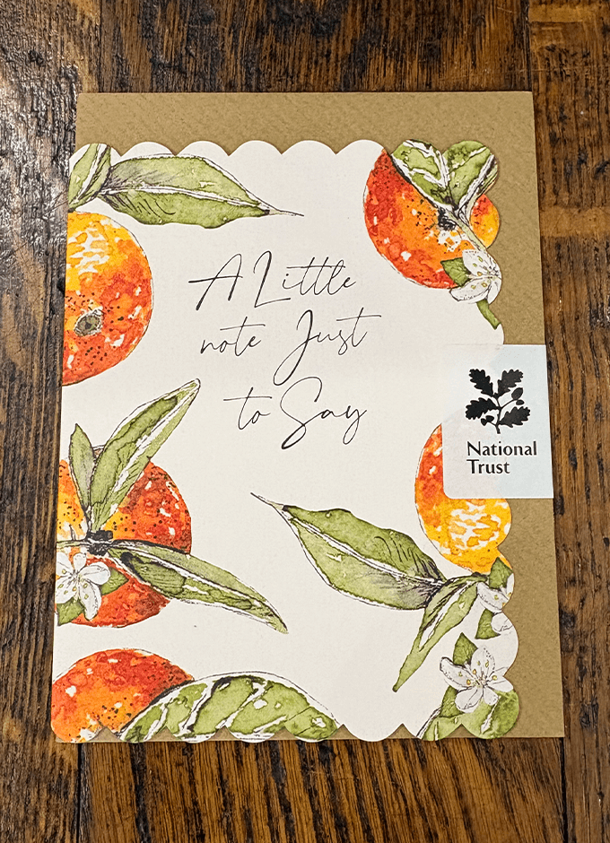 A Little Note Just to Say | White | National Trust | Card