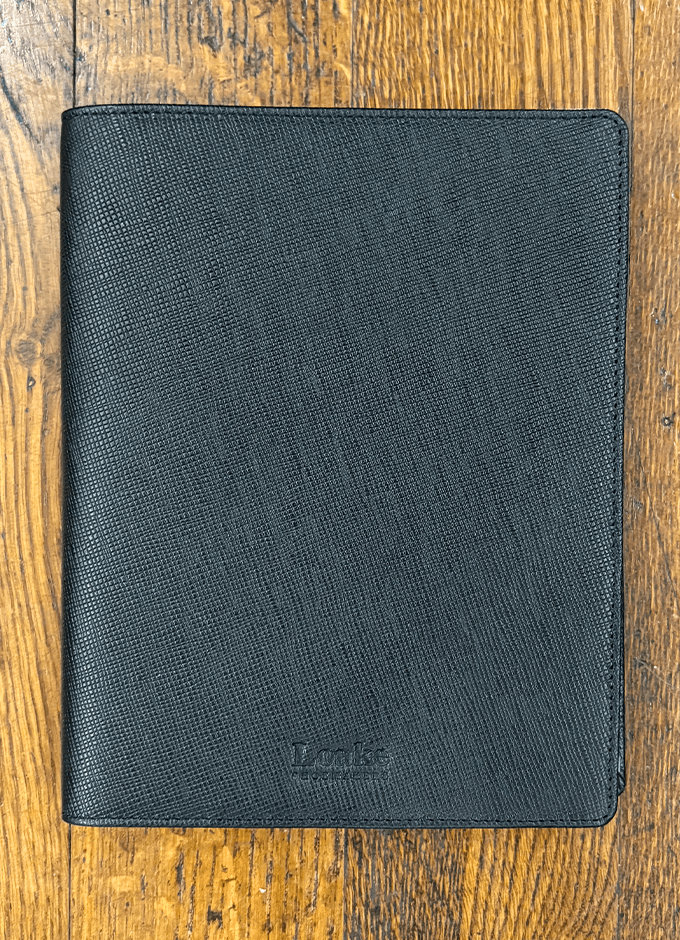 Loake A5 Refillable Notepad & Pen Set | Black