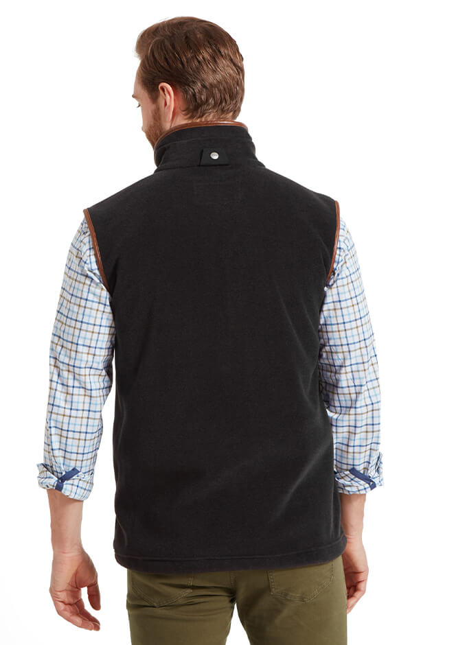 Oakham Fleece Gilet | Gunmetal Grey