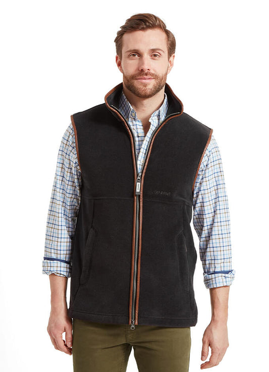 Oakham Fleece Gilet | Gunmetal Grey