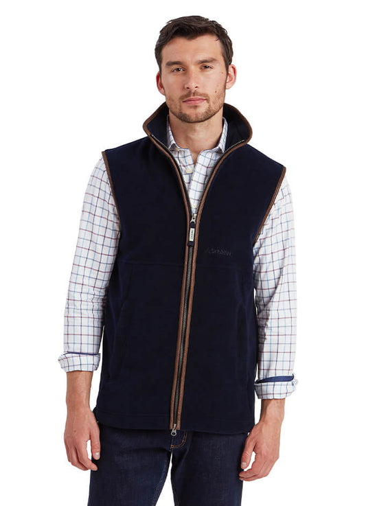 Oakham Fleece Gilet | Navy